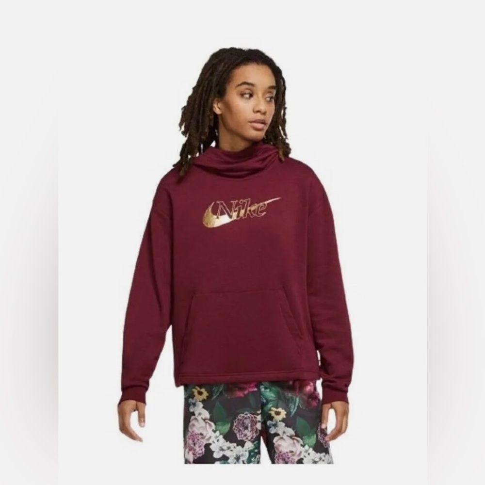 NWOT- Women’s gold logo Nike hoodie